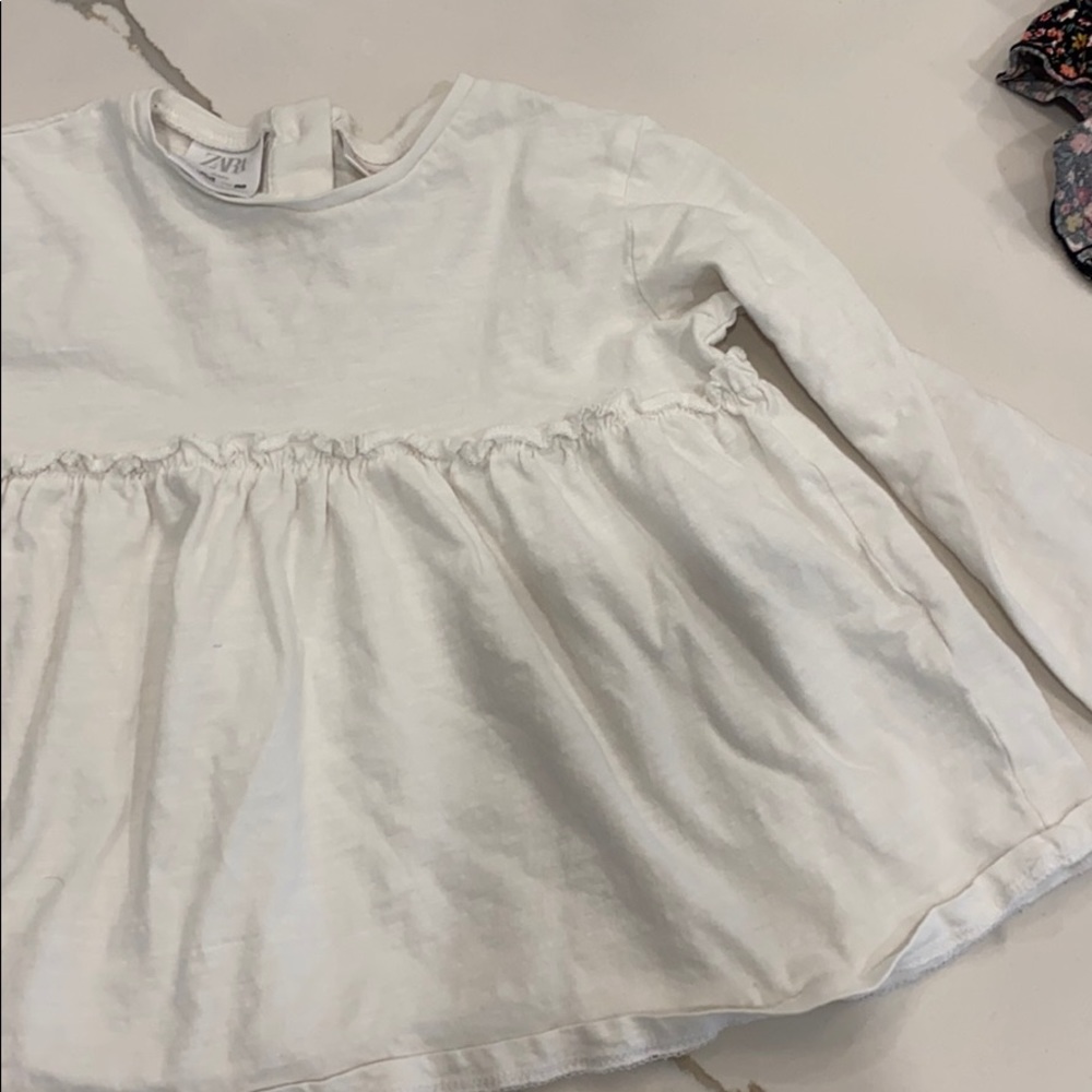 White Zara long sleeve